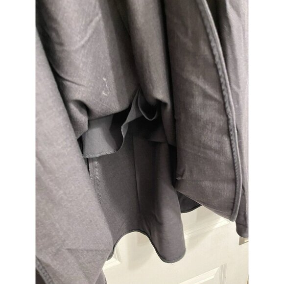 Vtg Anne Klein Skirt 14 Black Gray Wool Blend Maxi Classic Amish Conservative - Picture 2 of 12